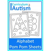 Alphabet Pom Pom Pick Up Sheets  Fine Motor Skills